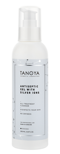 Гель-антисептик з іонами срібла, 100 мл - фото TANOYA