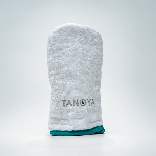 Рукавица махровая TANOYA с фирменной вышивкой (1 шт, 26х14 см) - фото TANOYA