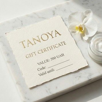 Подарочный сертификат 500 грн фото - TANOYA