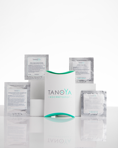 Набір пробніків для жирної шкіри (4 сашетки) - фото TANOYA